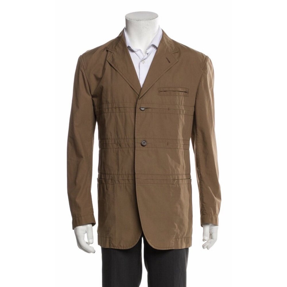 Issey Miyake Men’s Utility Jacket Brown Size M Vintage 2005 SS Naoki Takizawa
